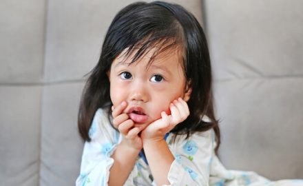 Sick Asian girl. She looks like she has a bad cold. Does she have an adnovirsus?