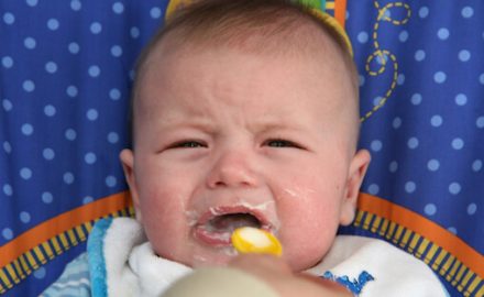 Baby crying while being fed. Could it be Gastroesophageal Reflux?