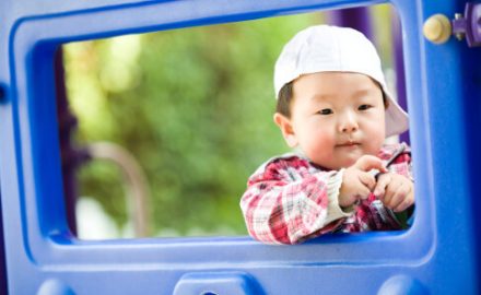 Child playing in a truck. Kawasaki Disease is an uncommon, but important cause of fever in young children.