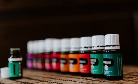 Essential oils used in smell training.