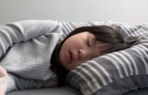 Asian girl sleeping. Did Zeitgebers help her get to sleep and stay asleep?